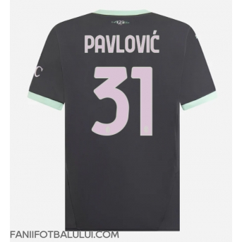 AC Milan Strahinja Pavlovic #31 Tricou Fotbal Replică 2024-25 Barbati Treilea